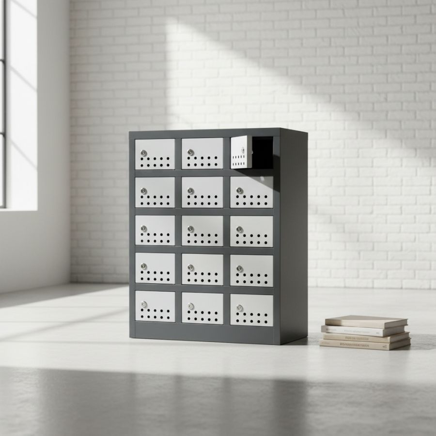 15 Compartment Cellphone Locker
