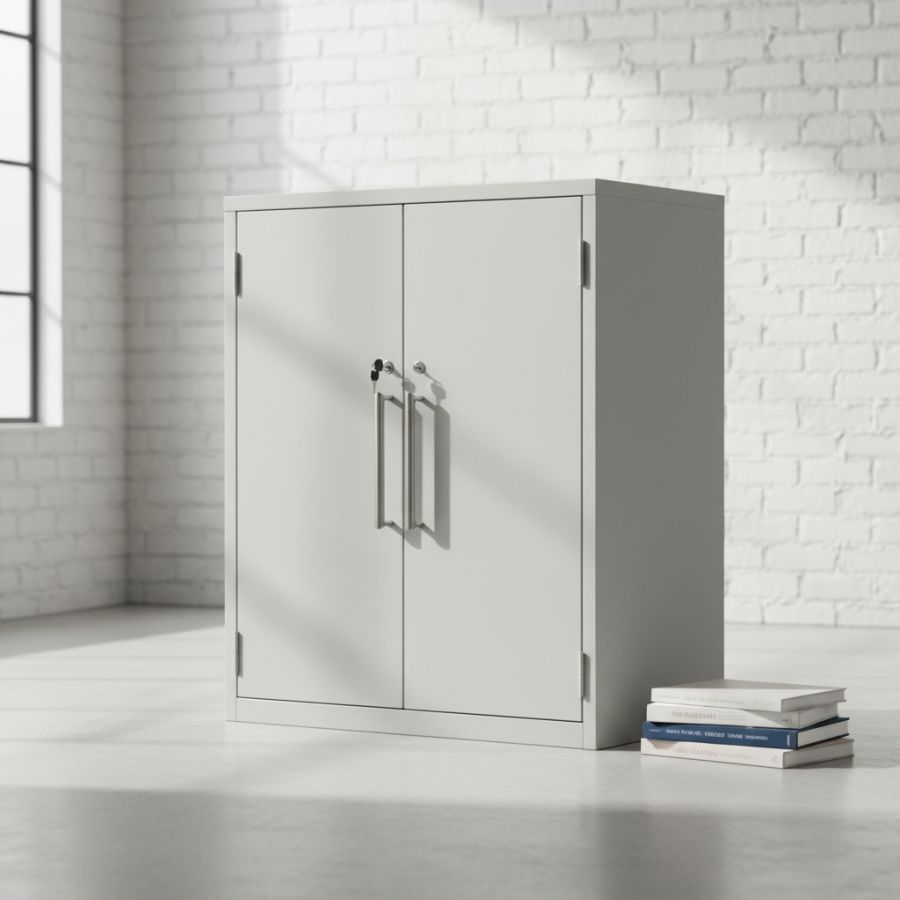 2 Door Cabinet With Shelves